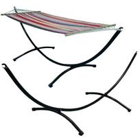 stovas - Saska Garden Metalinis Hamakas Stovas 295x95x100cm 150kg - 1 nuotrauka
