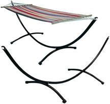 stovas - Saska Garden Metalinis Hamakas Stovas 295x95x100cm 150kg - 2 nuotrauka