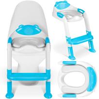 vaikiskas dangtis - Ricokids Tualeto sėdynė su laipteliu ir paminkštinimu 729200, mėlynas (Blue) - 1 nuotrauka