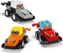 lego f1 team - LEGO DUPLO Town F1 Komandos lenktyniniai automobiliai ir vairuotojai 10445 - 4 nuotrauka