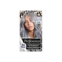 L'Oreal Paris Preference Vivid Colors ilgalaikiai plaukų dažai 10.112 Sidabrinis Pilkas (Silver Grey)