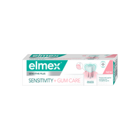 gumti - ELMEX SENSITIVE PLUS SENSITIVITY + GUM CARE, dantų pasta jautriems dantims ir dantenoms, 75 ml - 1 nuotrauka