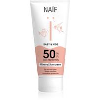 naif 50 - Naif Baby & Kids Mineral Sunscreen SPF50 kremas nuo saulės vaikams ir kūdikiams 100 ml - 1 nuotrauka