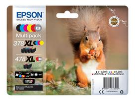 spausdintuvas epson spalvotas - Epson C13T379D4010 Multipack 378XL+478XL, Spalvotas (Color) - 2 nuotrauka