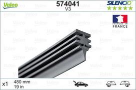 Valytuvo gumelė Valeo Silencio V3, 480mm