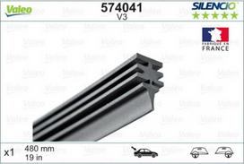 valytuvu gumeles valeo - Valytuvo gumelė Valeo Silencio V3, 480mm - 2 nuotrauka