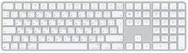 modely - Apple Magic Keyboard with Touch ID and Numeric Keypad, EN/RU, balta (White) - 2 nuotrauka