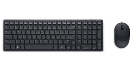 dell klaviatura km555 - Dell Silent Keyboard and Mouse KM555 Belaidis klaviatūros ir pelės rinkinys Ukrainiečių (QWERTY) Juoda (Black) - 2 nuotrauka