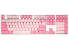 rozine klaviatura - Ducky One 3 Gossamer Pink, MX-Blue (Rožinė) - 1 nuotrauka