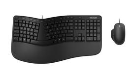microsoft klaviatura - Microsoft Ergonomic Desktop Klaviatūra ir Pelė (Juoda) - 3 nuotrauka
