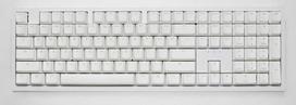 su zaidimu klaviaturos - Ducky Zero 6108 Balta (Pure White) Belaidė klaviatūra žaidimams su MX2A Mėlyna (Blue) switches - 1 nuotrauka