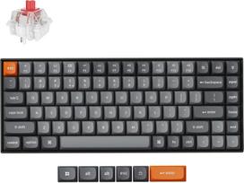 wireless keyboard - Keychron K2 Max 75%, Raudona Switch, Juodas (Black) - 2 nuotrauka