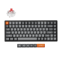 wireless keyboard - Keychron K2 Max 75%, Raudona Switch, Juodas (Black) - 3 nuotrauka