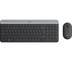 Logitech MK470 Slim Wireless Combo, Juoda (Graphite)