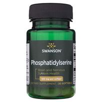fosfatidilserinas 100 - SWANSON Fosfatidilserinas 100 mg, 30 minkštųjų gelių - 3 nuotrauka