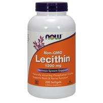 NOW FOODS Lecitinas 1200 mg, 200 kapsulių