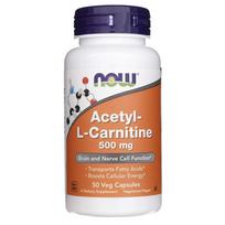 acetyl l carnitine - NOW FOODS Acetil-L-karnitinas 500 mg, 50 kapsulių - 2 nuotrauka