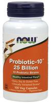 NOW FOODS Probiotic-10 25 milijardai, 100 kapsulių