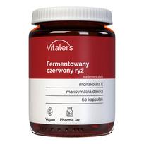 VITALERS Fermentuoti Raudonieji Ryžiai 60 mg, 60 kapsulių