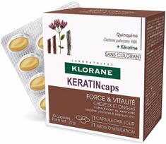 Klorane Keratin Caps, 30 kapsulių