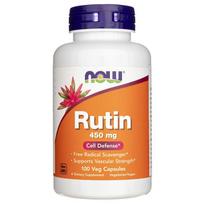 NOW FOODS Rutinas 450 mg, 100 kapsulių