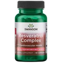 papildai resveratrolis - Swanson Resveratrolio kompleksas 180 mg, 60 kapsulių - 2 nuotrauka