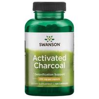 medzio anglis - SWANSON Aktyvintoji medžio anglis 260 mg, 120 kapsulių - 2 nuotrauka