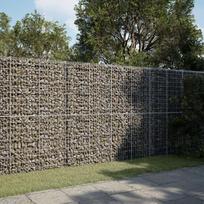 Gabiono krepšys su dangčiu, 300x100x200cm, galvanizuota geležis