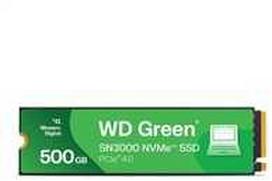 western digital 500gb ssd nvme - Western Digital Green SN3000 500GB M.2 NVMe - 1 nuotrauka
