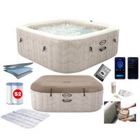 intex baseinas - Intex 28472 Pripučiamas hidromasažo SPA, 6 asmenims, 196 x 71 cm - 1 nuotrauka