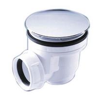 duso vamzdziai - Dušo padėklo sifonas Nicoll 584, be vamzdžio, balta (White) - 1 nuotrauka