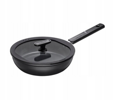 fiskars pan 28 - Fiskars Hard Face keptuvė su dangčiu 1075530, 28 cm, aliuminis - 3 nuotrauka