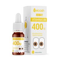 ecosh vitamin d3 - ECOSH Kids Vitaminas D3 su kokosų aliejumi, 400 IU, 10 ml - 2 nuotrauka