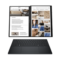 asus zenbook 14 ultra 7 - Asus Zenbook Duo UX8406CA-PZ009W, 14", 3K OLED, Intel Core Ultra 9 285H, 32 GB, 2 TB, Basalt Gray (Tamsiai pilka), Windows 11 Home - 4 nuotrauka
