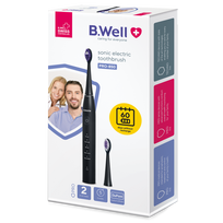 b.well - B.Well PRO-850 Elektrinis dantų šepetėlis Juodas (Black) - 2 nuotrauka