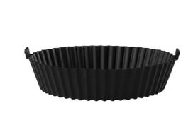 gruzdintuvo indas - Silikoninis įdėklas karšto oro gruzdintuvei Maku, juodas (Black), 21,5 cm x 17,5 cm - 1 nuotrauka
