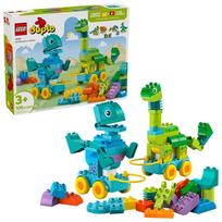 lego 3 in 1 - LEGO DUPLO Town Dinozaurai ant ratukų „trys viename“ 10451 - 2 nuotrauka