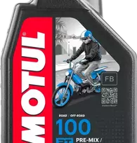 alyva 2t - Motul 100 2T, mineralinė, 1L - 2 nuotrauka