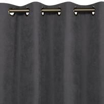 Homede Užuolaidos CHENILLE EYELETS G CHARCOAL 220x245 - Atgauk 20%