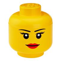 lego skeleton - Daiktadėžė LEGO® Storage Head S Skeleton, balta, 160 x 160 x 195 mm - 1 nuotrauka