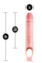 vibratorius peniui - Penio mova Blush Performance 10 Inch Cock Sheath Extender, Smėlio (Sand) - 2 nuotrauka