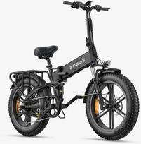 engwe elektrinis - Engwe Engine PRO 2.0 20" Elektrinis Sulankstomas Dviratis Juodas (Black) - 1 nuotrauka