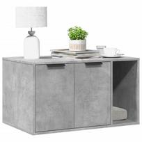 vidaXL Kačių kraiko dėžės spintelė, betono pilka (Concrete Grey), 80x50x45 cm
