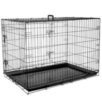 suns buda - Flamingo Mezo XXL metalinis šunų narvas 76x124x83 cm - 2 nuotrauka