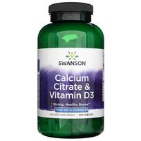 swanson vitaminas d3 250 - Swanson Kalcio citratas ir vitaminas D3, 250 tablečių - 1 nuotrauka