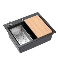 Quadron Kurt 110 HCQK5052CZK, granitas, 59 cm x 50 cm x 21.5 cm
