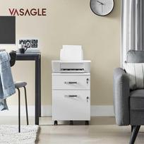 spintos spinteles baltos - Vasagle Rakinama spintelė LCD22WV1, balta (White) - 1 nuotrauka