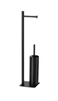 brushing - Tualeto reikmenų stovas Gedy Trilly TR3214, juodas (Black) - 3 nuotrauka