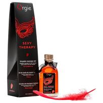 erotinis - Orgie masažo aliejų rinkinys "Braškės" (Strawberry) 100 ml - 2 nuotrauka
