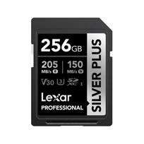 a2 kortele - Lexar Professional SILVER Plus 256GB SDXC UHS-I U3 A2 V30 - 1 nuotrauka